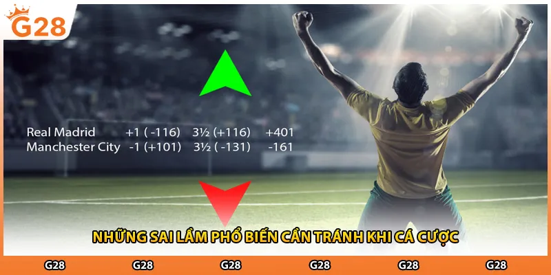 Những sai lầm phổ biến cần tránh khi cá cược